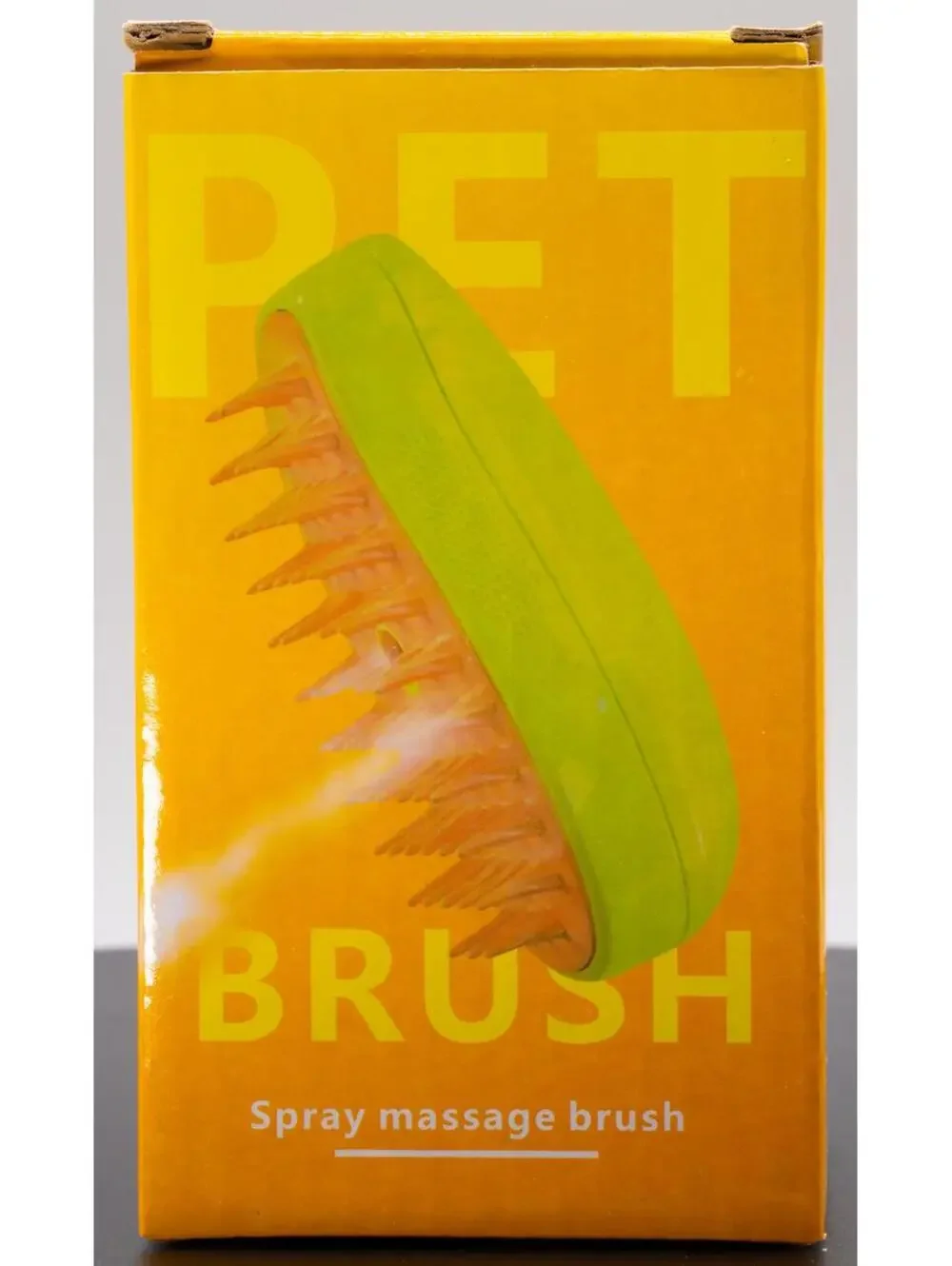 Rechargeable Pet Brush with Spray Massage Feature